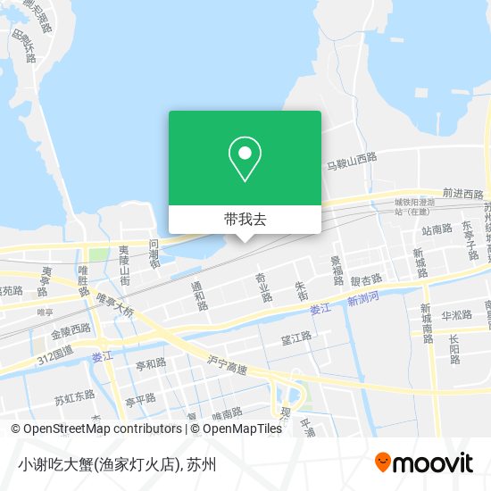 小谢吃大蟹(渔家灯火店)地图