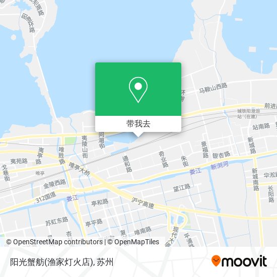 阳光蟹舫(渔家灯火店)地图