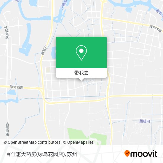 百佳惠大药房(绿岛花园店)地图