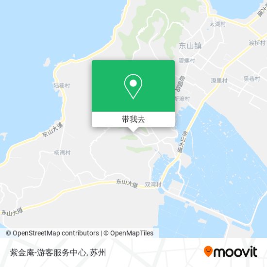 紫金庵-游客服务中心地图