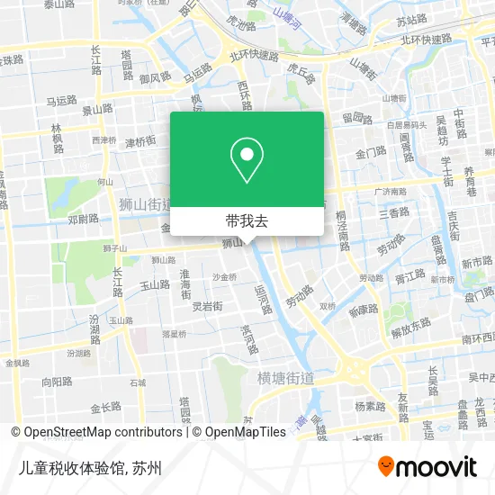 儿童税收体验馆地图