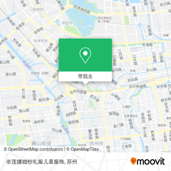 依莲娜婚纱礼服儿童服饰地图
