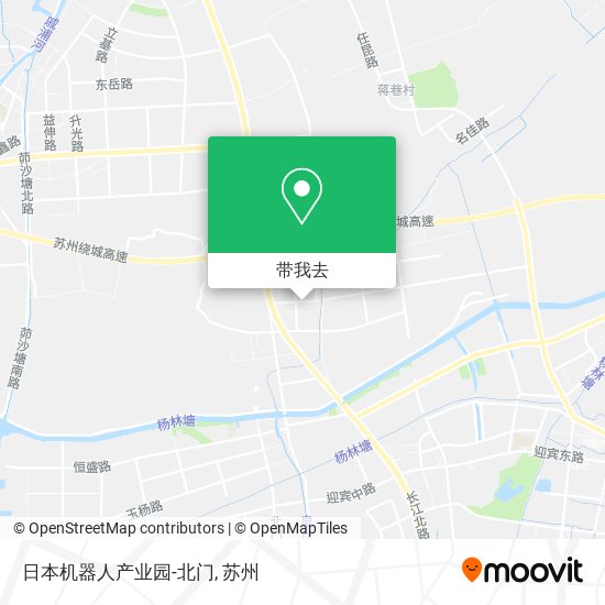 日本机器人产业园-北门地图