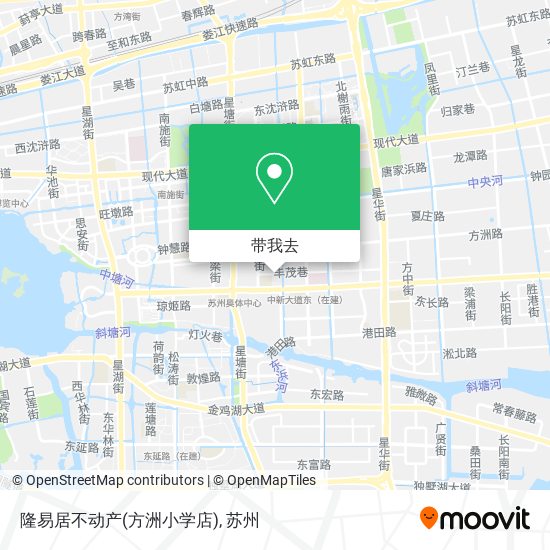 隆易居不动产(方洲小学店)地图