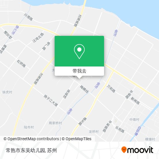 常熟市东吴幼儿园地图