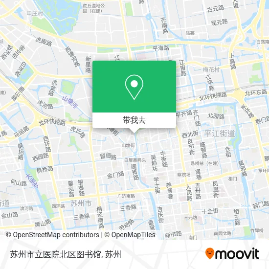 苏州市立医院北区图书馆地图