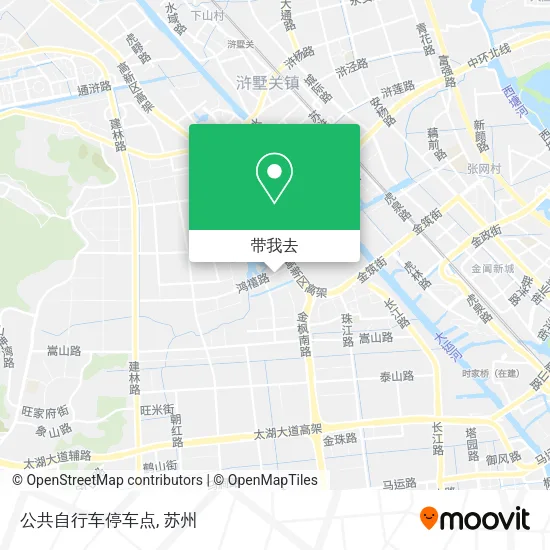 公共自行车停车点地图