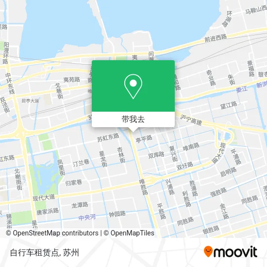 自行车租赁点地图