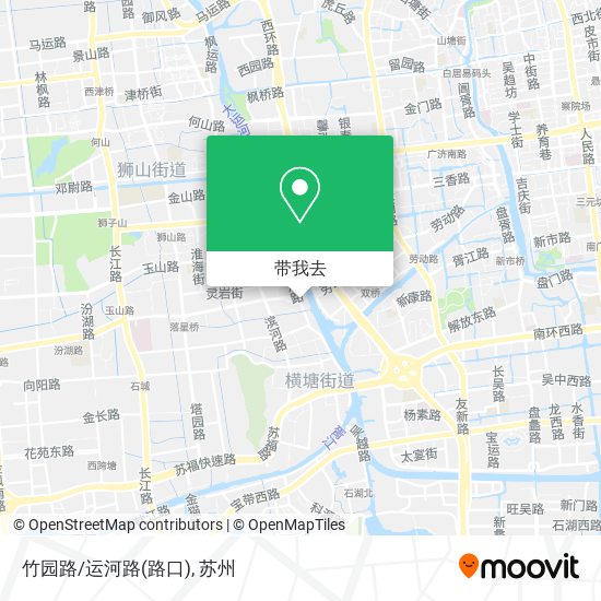 竹园路/运河路(路口)地图