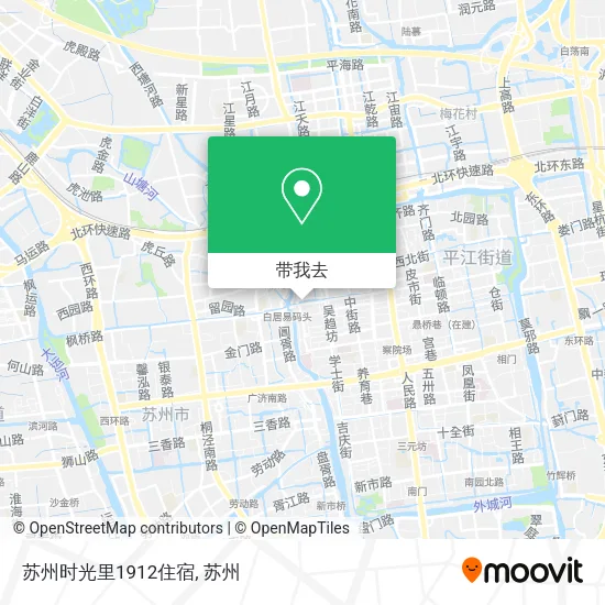 苏州时光里1912住宿地图