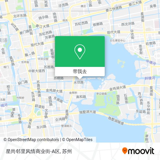 星尚邻里风情商业街-A区地图