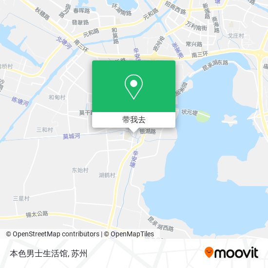 本色男士生活馆地图