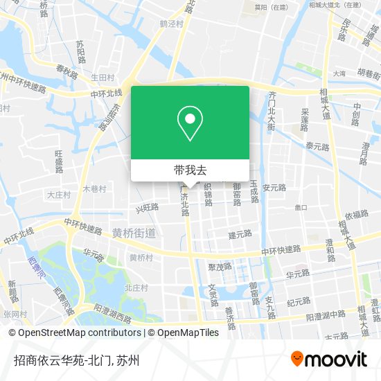 招商依云华苑-北门地图