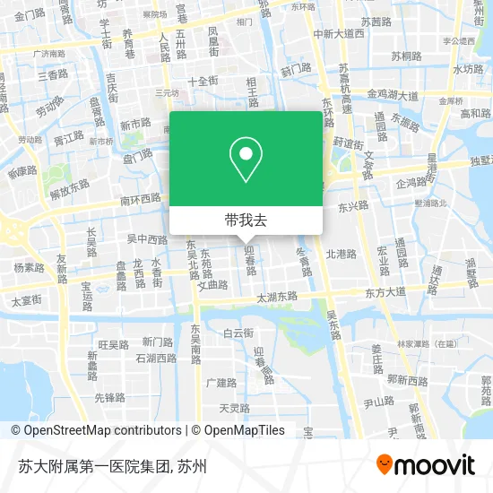 苏大附属第一医院集团地图