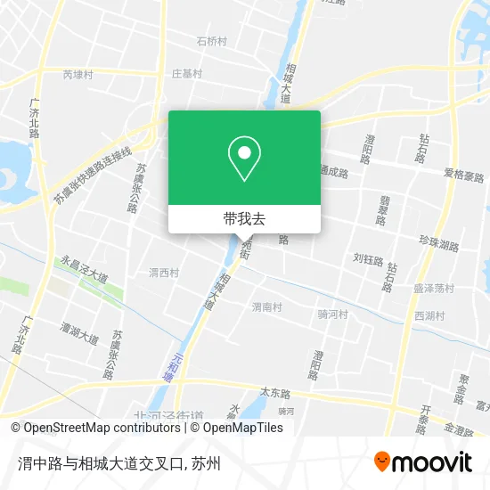 渭中路与相城大道交叉口地图