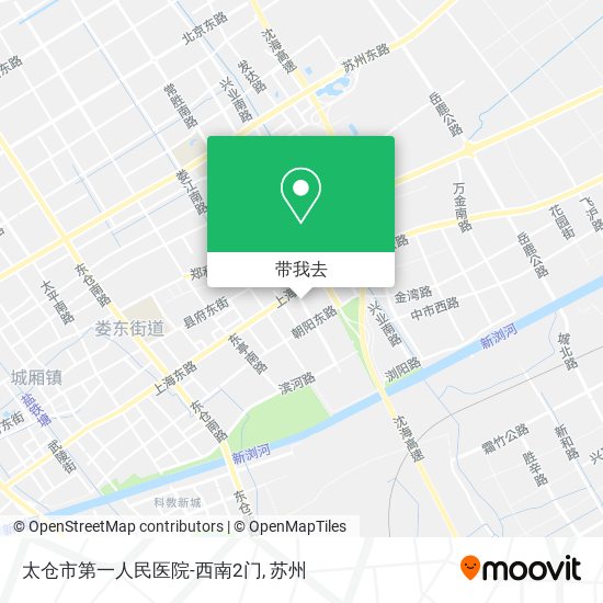 太仓市第一人民医院-西南2门地图