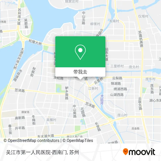 吴江市第一人民医院-西南门地图