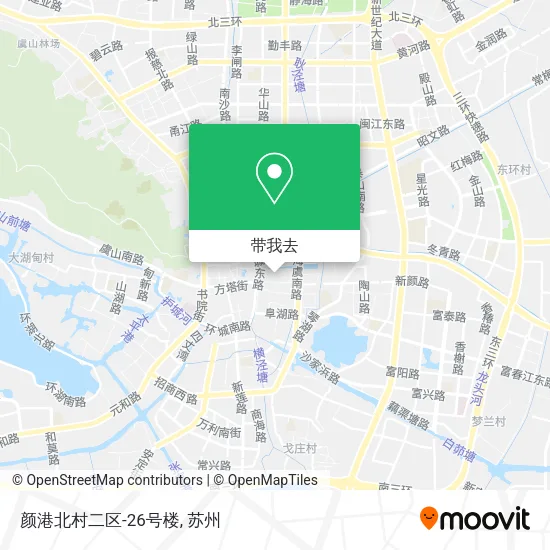 颜港北村二区-26号楼地图