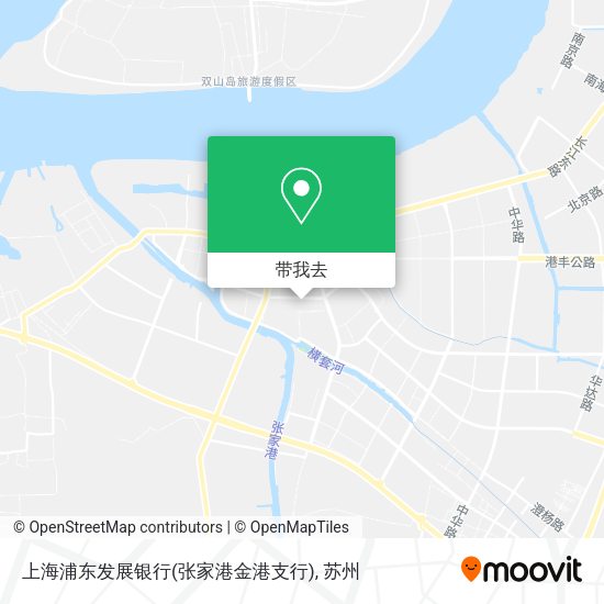 上海浦东发展银行(张家港金港支行)地图