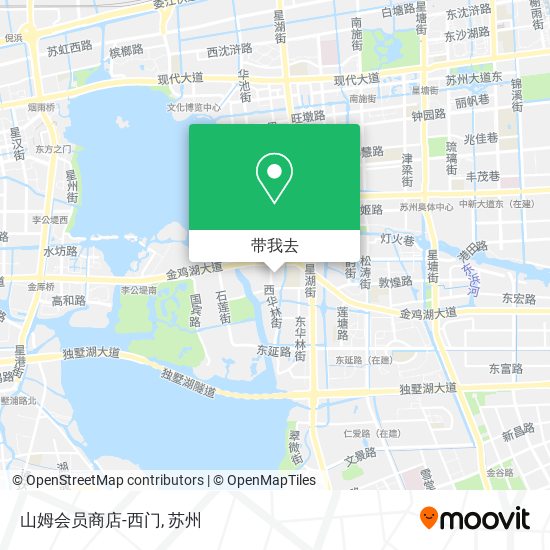 山姆会员商店-西门地图