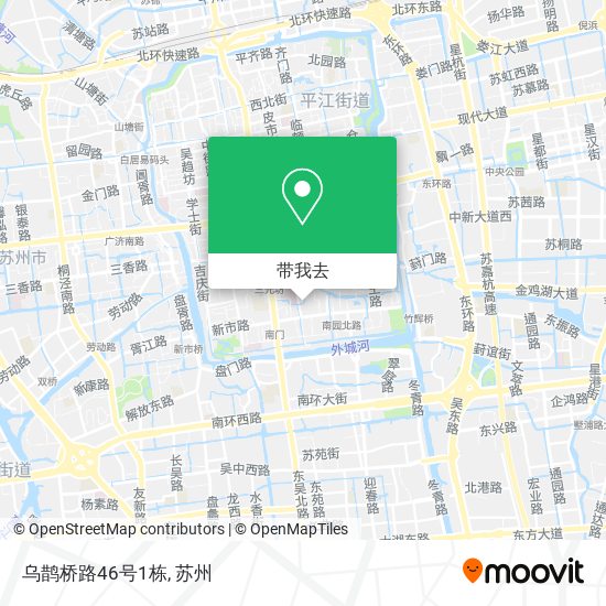 乌鹊桥路46号1栋地图