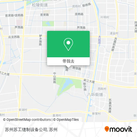 苏州苏工缝制设备公司地图