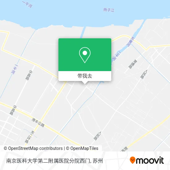 南京医科大学第二附属医院分院西门地图