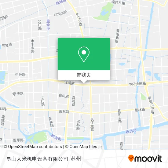 昆山人米机电设备有限公司地图