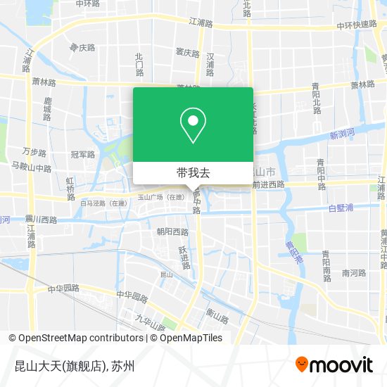 昆山大天(旗舰店)地图