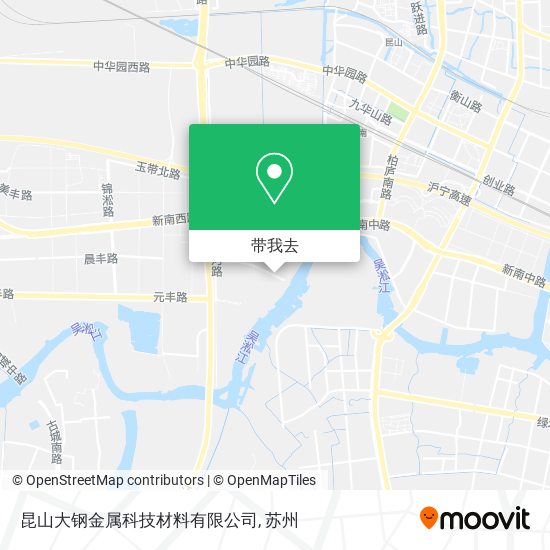 昆山大钢金属科技材料有限公司地图