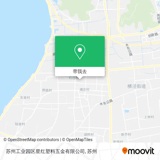 苏州工业园区星红塑料五金有限公司地图