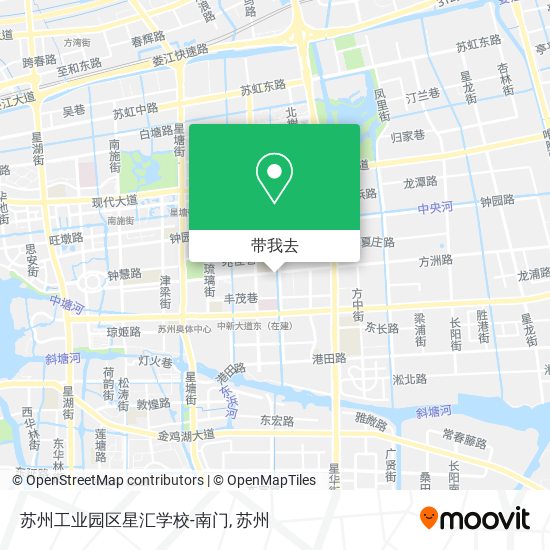 苏州工业园区星汇学校-南门地图