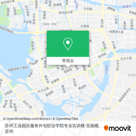苏州工业园区服务外包职业学院专业实训楼-至能楼地图