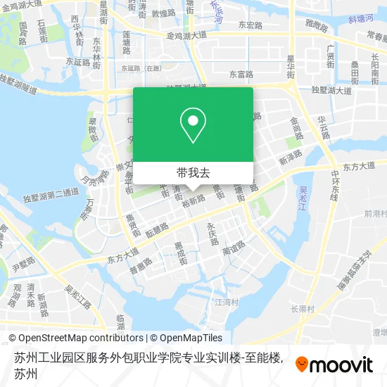 苏州工业园区服务外包职业学院专业实训楼-至能楼地图