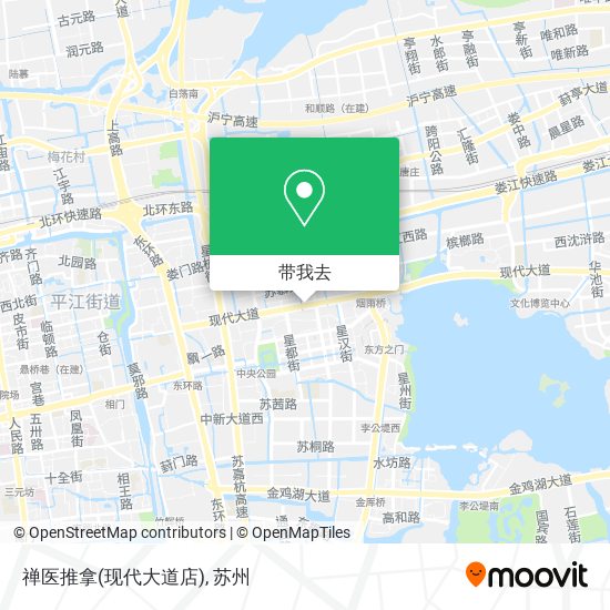 禅医推拿(现代大道店)地图