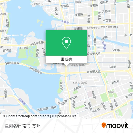 星湖名轩-南门地图