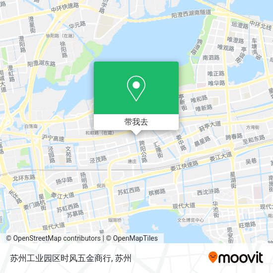 苏州工业园区时风五金商行地图