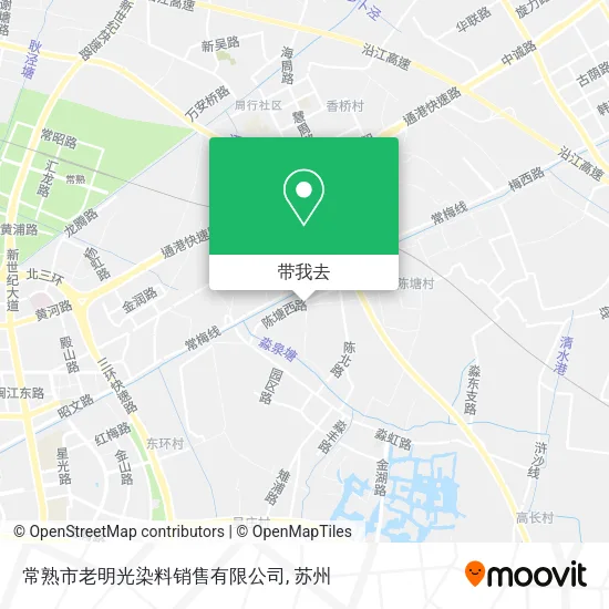 常熟市老明光染料销售有限公司地图