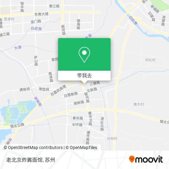 老北京炸酱面馆地图