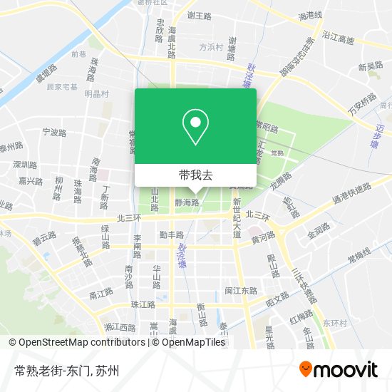 常熟老街-东门地图