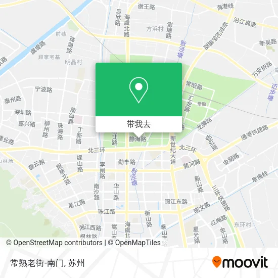 常熟老街-南门地图