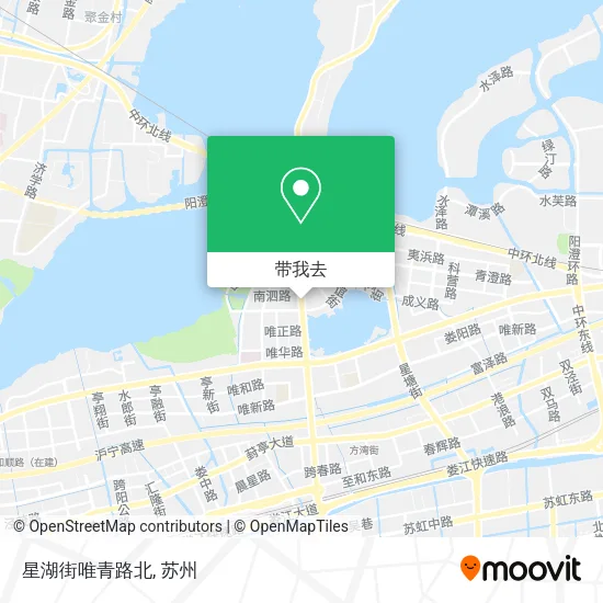 星湖街唯青路北地图