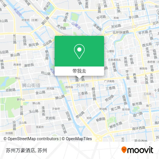 苏州万豪酒店地图