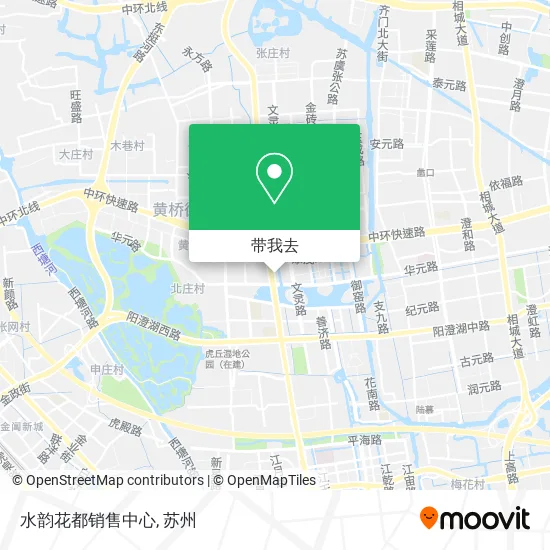 水韵花都销售中心地图