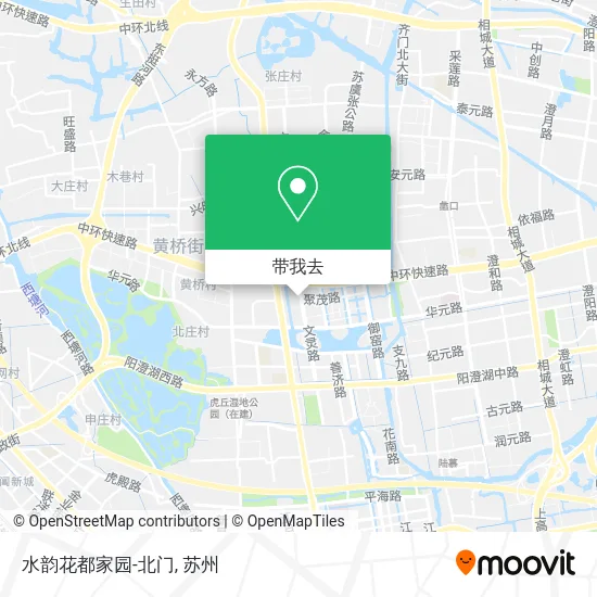 水韵花都家园-北门地图
