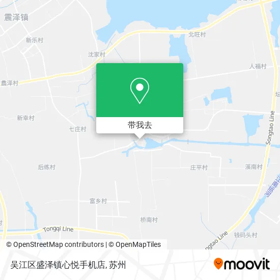 吴江区盛泽镇心悦手机店地图