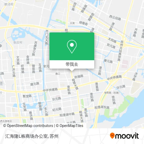 汇海隆L栋商场办公室地图