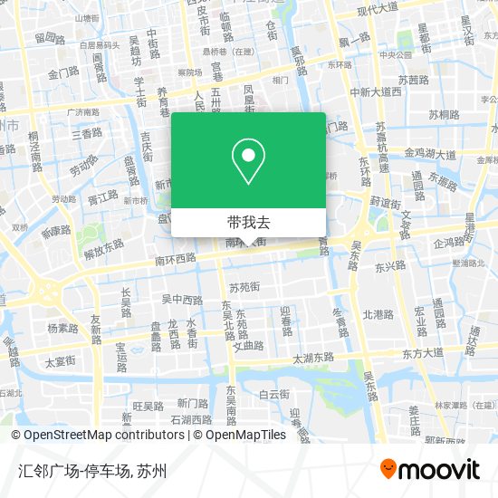 汇邻广场-停车场地图