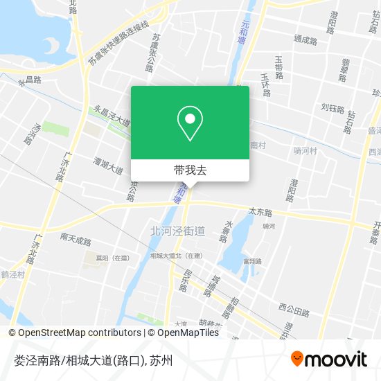 娄泾南路/相城大道(路口)地图