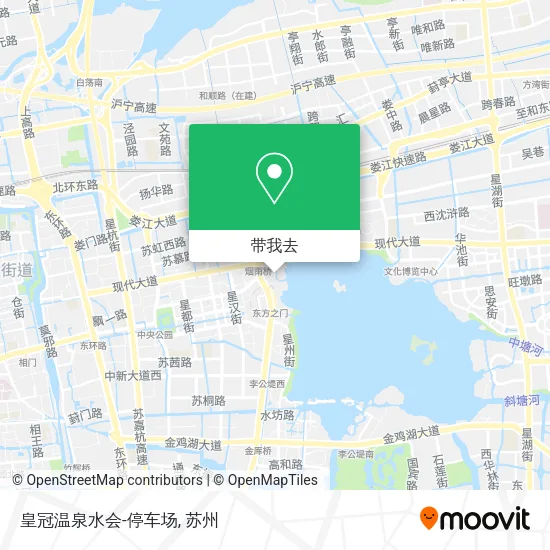 皇冠温泉水会-停车场地图